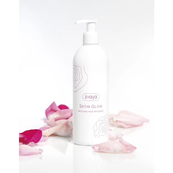 ZIAJA SATIN GLOW MLECZKO POD PRYSZNIC 390ML