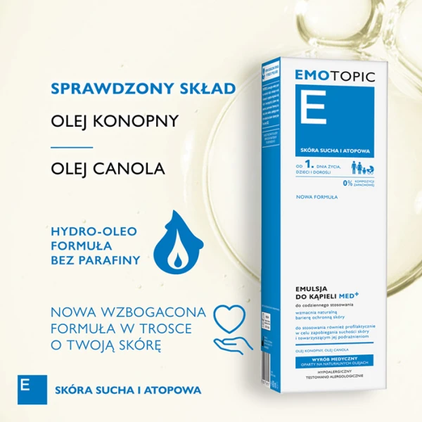 PHARMACERIS E EMOTOPIC EMULSJA DO KĄPIELI 400 ML