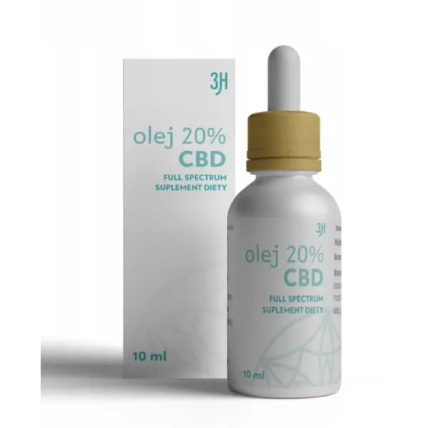 3H OLEJ OLEJEK KONOPNY 20% CBD FULL SPECTRUM 10 ML