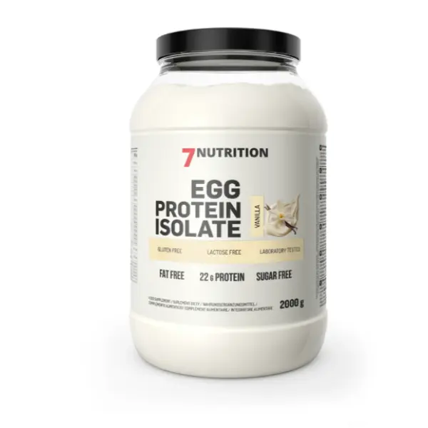 7 NUTRITION EGG PROTEIN BIAŁKO JAJA KURZEGO BEZ LAKTOZY, GLUTENU I CUKRU 2000 G 