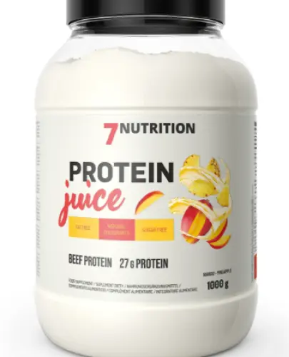 7 NUTRITION PROTEIN JUICE HYDROLIZAT BIAŁKA WOŁOWEGO MANGO-ANANAS 1000 G 