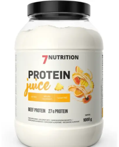 7 NUTRITION PROTEIN JUICE HYDROLIZAT BIAŁKA WOŁOWEGO OWOCE TROPIKALNE 1000 G
