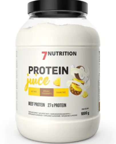 7 NUTRITION PROTEIN JUICE HYDROLIZAT BIAŁKA WOŁOWEGO PINACOLDA 1000 G 