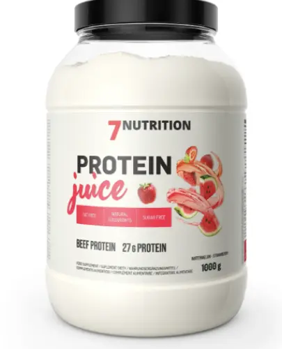 7 NUTRITION PROTEIN JUICE HYDROLIZAT BIAŁKA WOŁOWEGO TRUSKAWKA-ARBUZ 1000 G 
