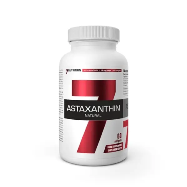 7NUTRITION ASTAXANTHIN 12MG ANTYOKSYDANT ODPORNOŚĆ ZDROWA SKÓRA  60 SOFTGALS 