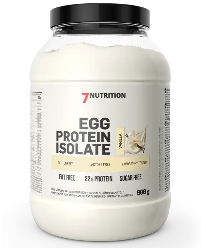 7NUTRITION EGG PROTEIN ISOLATE IZOLAT BIAŁKA JEJ BEZ LAKTOZY WANILIA 900G