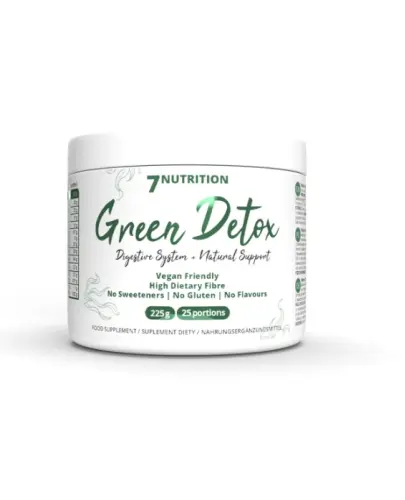 7NUTRITION GREEN DETOX BŁONNIK W PROSZKU WEGAŃSKI 225G