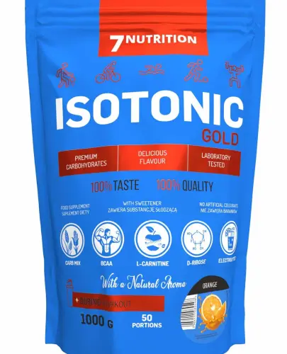 7NUTRITION ISOTONIC GOLD IZOTONIK ORANGE POMARAŃCZA 1000 G