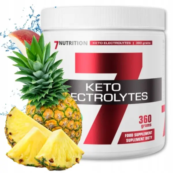 7NUTRITION KETO ELECTROLYTES PINAPPLE ELEKTROLITY NAWODNIENIE 360G