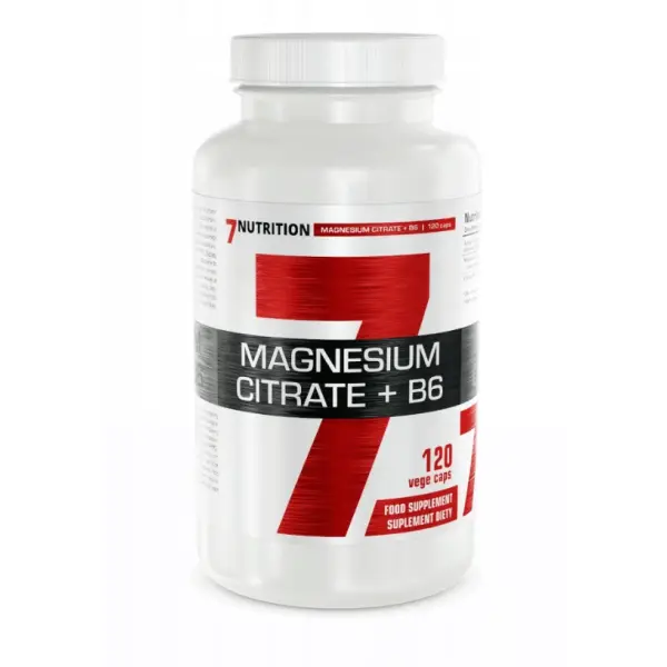 7NUTRITION MAGNESIUM+ B6 CYTRYNIAN MAGNEZU 120KAPS