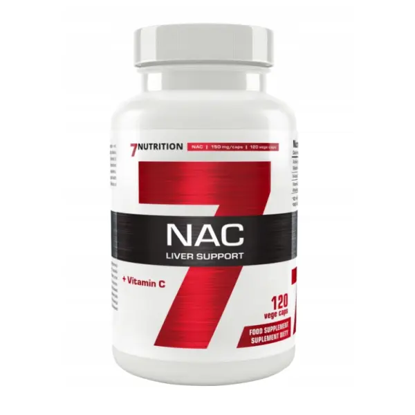 7NUTRITION NAC + WITAMINA C REGENERACJA POWYSIŁKOWA 120 KAPSUŁEK 