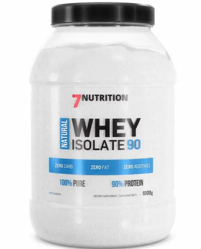 7NUTRITION NATURAL WHEY ISOLATE 90 BIAŁKO SERWATKOWE IZOLAT 1000 G
