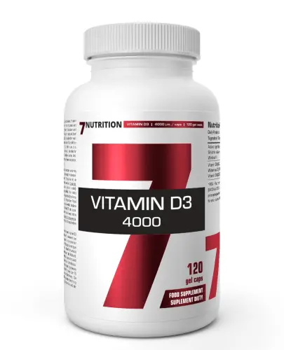 7NUTRITION VITAMIN 4000 D3 WITAMINA D 120 KAPSUŁEK 