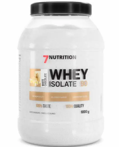 7NUTRITION WHEY ISOLATE 90 BIAŁA CZEKOLADA ODŻYWKA BIAŁKOWA BIAŁKO 1 KG