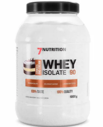 7NUTRITION WHEY ISOLATE 90 COOKIE ODŻYWKA BIAŁKOWA BIAŁKO CIASTECZKOWE 1 KG