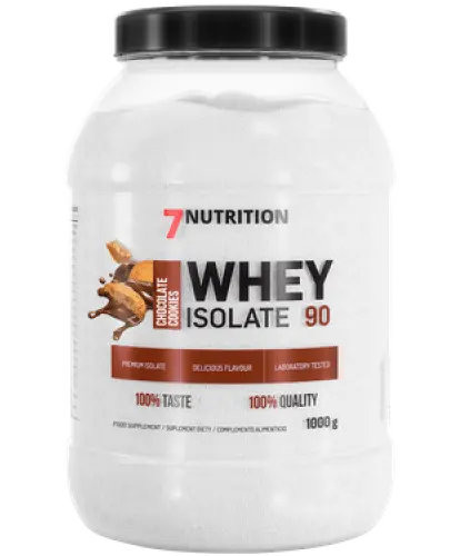 7NUTRITION WHEY ISOLATE 90 CZEKOLADOWE CIASTECZKO ODŻYWKA BIAŁKOWA BIAŁKO 1 KG