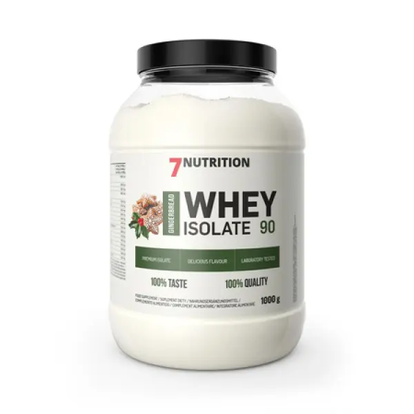 7NUTRITION WHEY ISOLATE 90 PIERNIKOWA ODZYWKA  BIALKO 1 KG