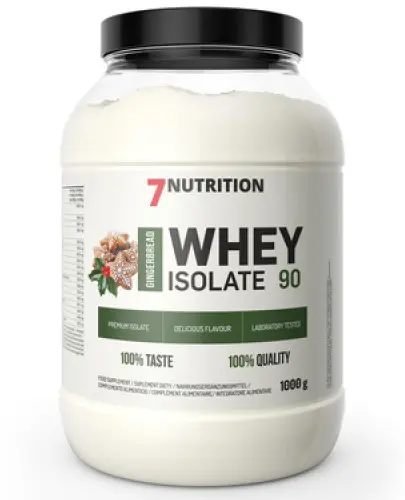 7NUTRITION WHEY ISOLATE 90 PIERNIKOWA ODŻYWKA BIAŁKOWA BIAŁKO 1 KG