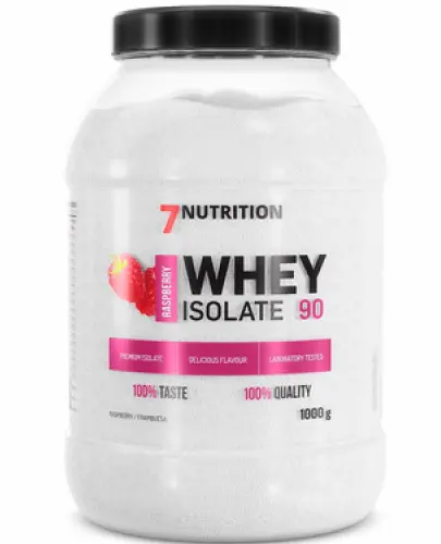 7NUTRITION WHEY ISOLATE 90 RASPBERRY ODŻYWKA BIAŁKOWA MALINA BIAŁKO 1 KG