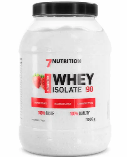 7NUTRITION WHEY ISOLATE 90 STRAWBERRY ODŻYWKA BIAŁKOWA TRUSKAWKA BIAŁKO 1 KG