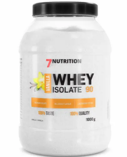 7NUTRITION WHEY ISOLATE 90 WANILIOWA ODŻYWKA BIAŁKOWA BIAŁKO 1 KG