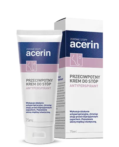 ACERIN PRZECIWPOTNY KREM DO STÓP ANTYPERSPIRANT 75 ML