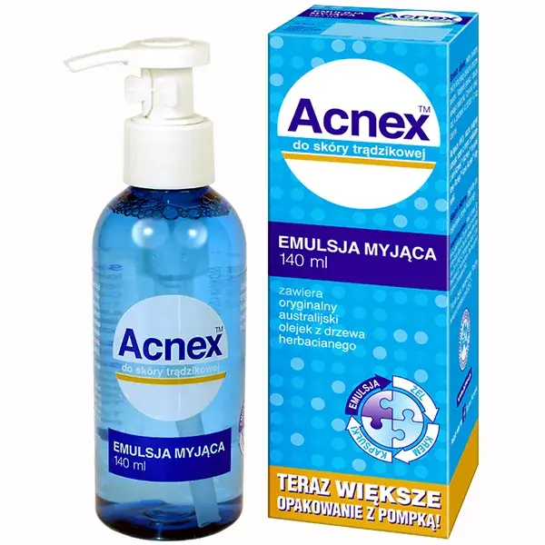 Acnex Emulsja myjąca do skóry trądzikowej 140 ml
