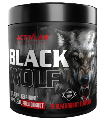 ACTIVLAB BLACK WOLF preparat przedtreningowy CZARNA PORZECZKA 300g