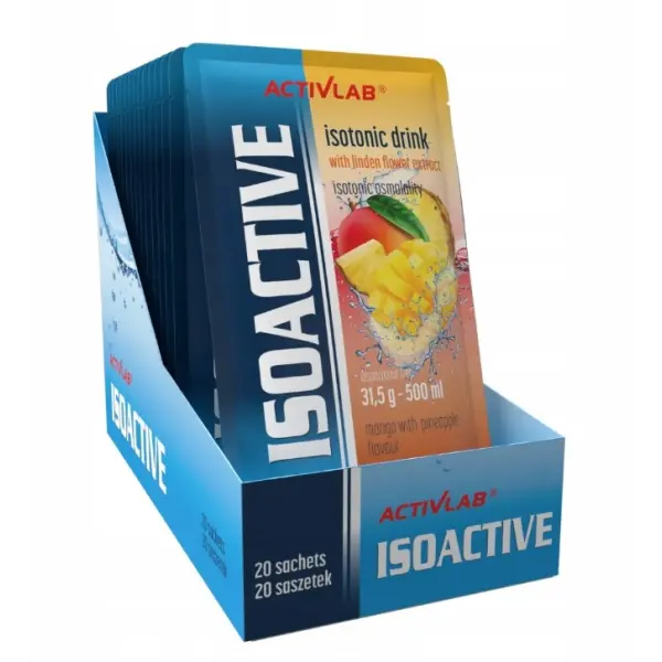 ACTIVLAB ISOACTIVE Elektrolity dla sportowców MANGO-ANANAS 1 sasz