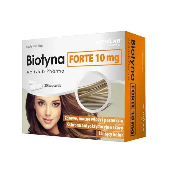 Activlab Pharma Biotyna Forte 10 mg, 30 kapsułek