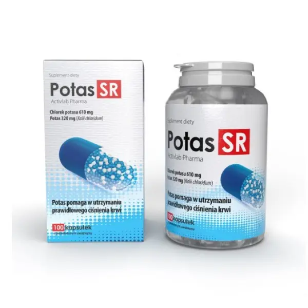 ACTIVLAB Potas SR 610 mg 100 kaps. o przedłużonym uwalnianiu