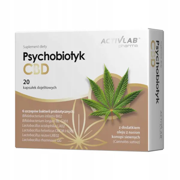 ACTIVLAB PSYCHOBIOTYK PROBIOTYK CBD 20 KAPSUŁEK