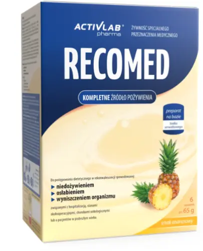 ACTIVLAB RECOMED kompletny środek odżywczy ANANAS 6 sasz