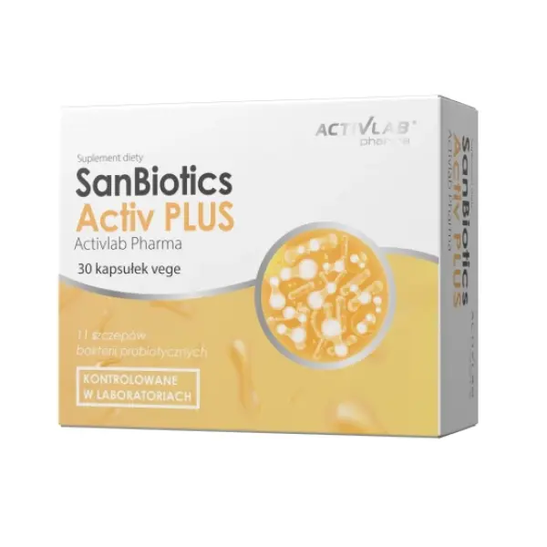 ACTIVLAB SanBiotics ACTIV PLUS probiotyk 30 kaps.