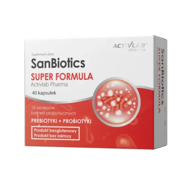 ACTIVLAB SanBiotics SUPER FORMUŁA probiotyk 40 kaps