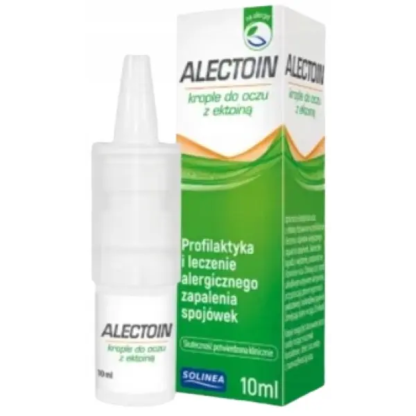ALECTOIN NAWILŻAJĄCE KROPLE DO OCZU Z EKTOINĄ ALERGIA 10 ML