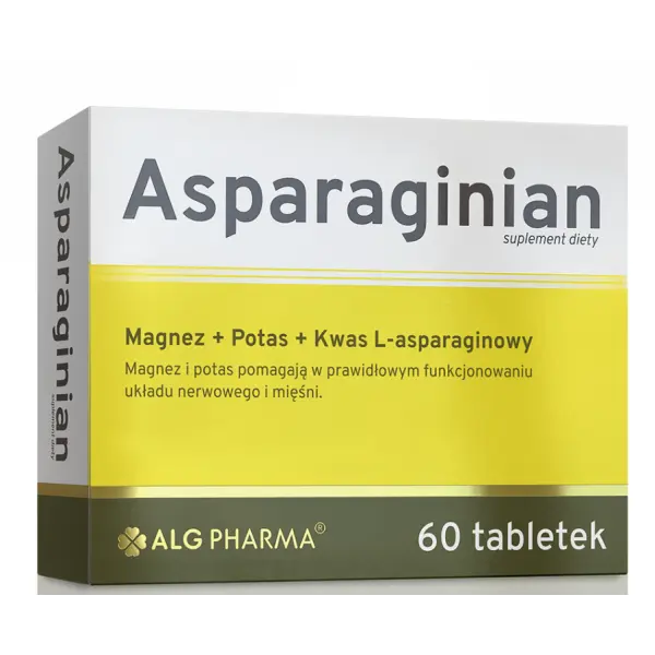 ALG PHARMA ASPARAGINIAN MAGNEZ + POTAS 60 TABLETEK