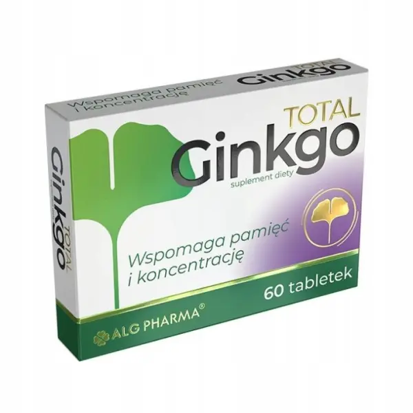 ALG PHARMA GINKGO TOTAL PAMIĘĆ I KONCENTRACJA 60 KAPS.