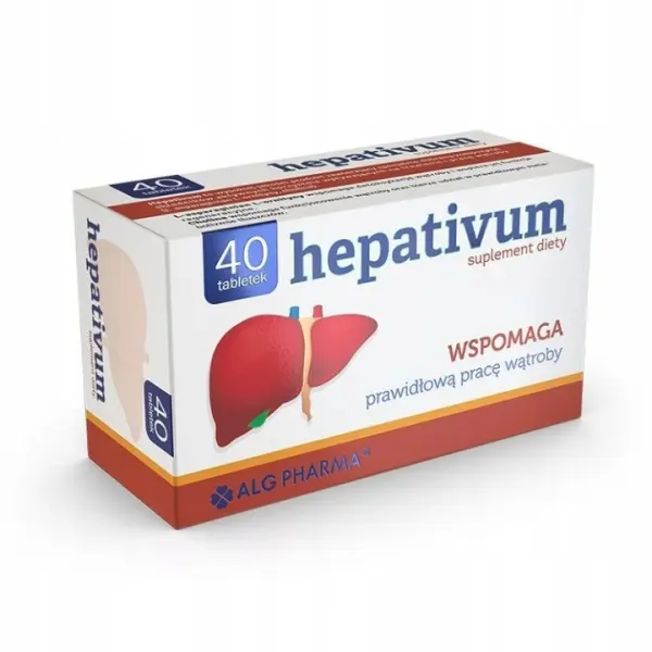 ALG PHARMA HEPATIVUM WSPOMAGA PRACĘ WĄTROBY 40TABL.