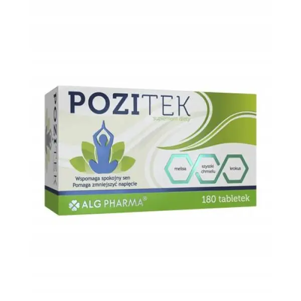 ALG PHARMA POZITEK SPOKOJNY SEN ODPRĘŻENIE 180TABL.