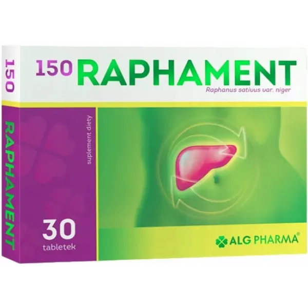 ALG PHARMA RAPHAMENT 150 WĄTROBA 30 TABL.