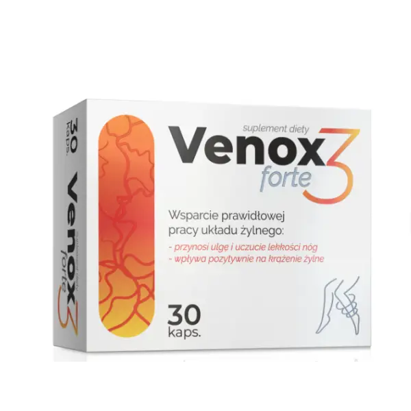 ALG PHARMA VENOX 3 FORTE WSPARCIE UKŁADU ŻYLNEGO 30 KAPSUŁEK