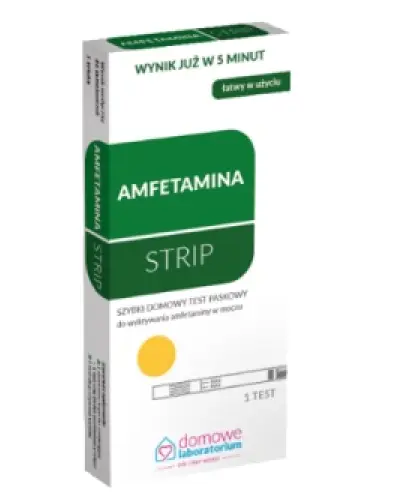 AMFETAMINA STRIP Test paskowy do wykrywania amfetaminy w moczu 1 sztuka