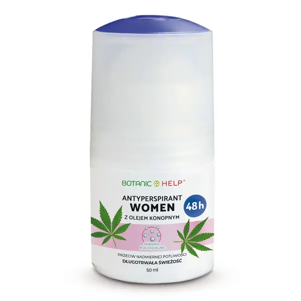 ANTYPERSPIRANT WOMEN Z OLEJEM KONOPNYM 50ml BOTANIC HELP