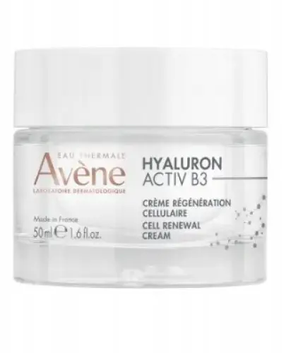 Avène Hyaluron Activ B3 Krem na odbudowę skóry blask pod makijaż 50 ml