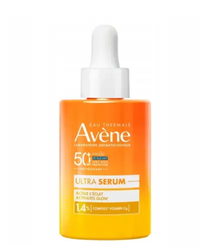 AVENE ULTRA SERUM SPF 50 + AKTYWUJE BLASK SKÓRY 30 ML