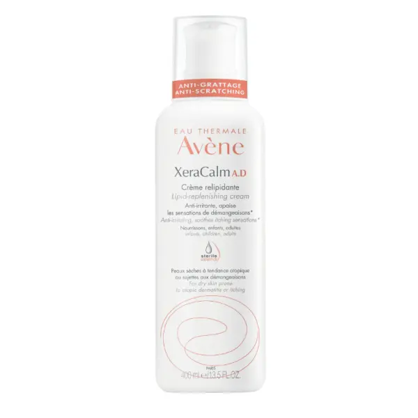 AVENE xeraCalm A.D krem uzupełniający lipidy, do twarzy i ciała 400 ml