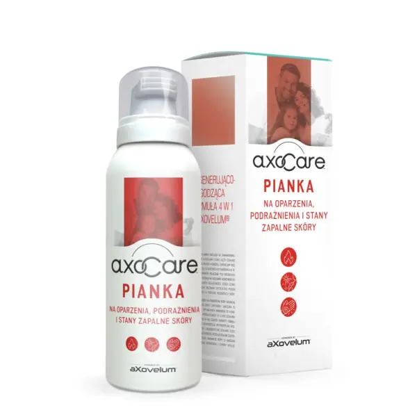 AXOCARE PIANKA NA OPARZENIA, PODRAŻNIENIA SKÓRY I STANY ZAPALNE 3+ 85 ML