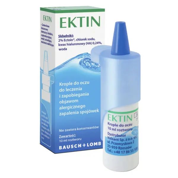 BAUSCH&LOMB EKTIN KROPLE DO OCZU 10 ML 