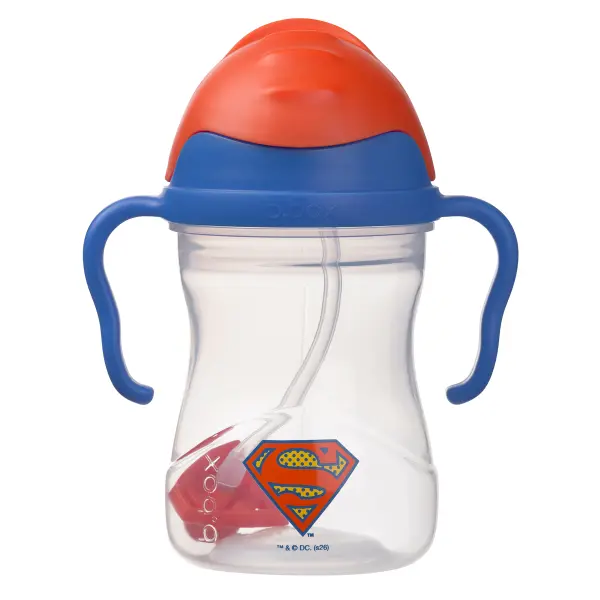 B.BOX BIDON ZE SŁOMKĄ 240ML SUPERMAN 